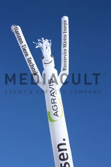Agravis,Airdancer, luftobjekt, bedruckt, sky dancer, lufttänzer, produktion, verkauf